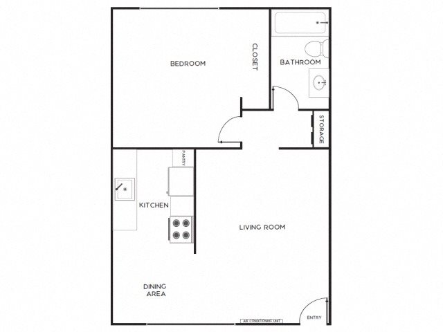 1 bed